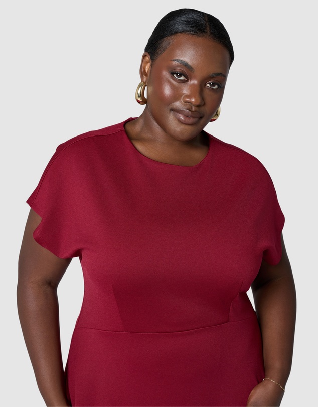 Pink Dusk by Curve Project - Surrender Midi Dress