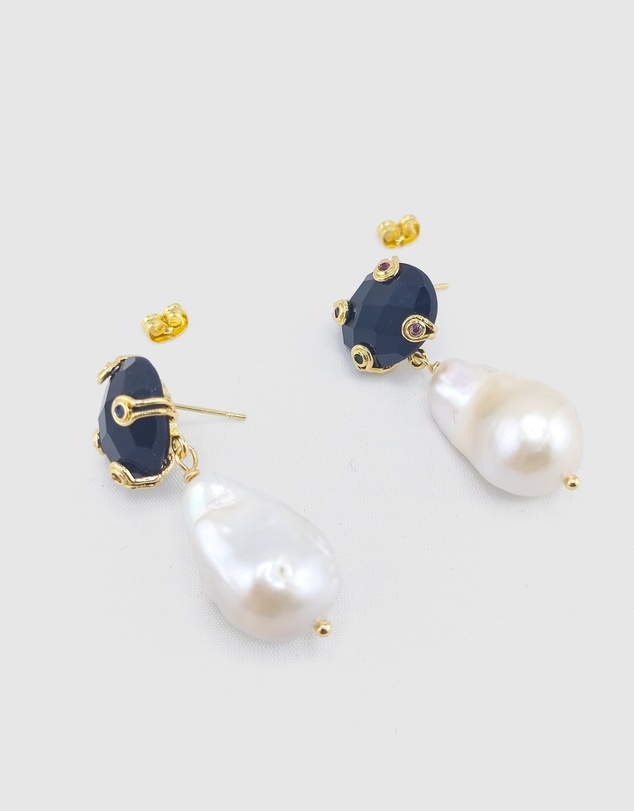 Izoa - Kiara Baroque Pearl Earrings