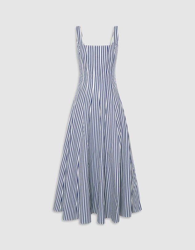 Oroton - Stripe Panelled Day Dress