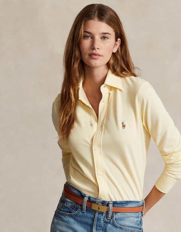 Polo Ralph Lauren - Slim Fit Knit Cotton Oxford Shirt