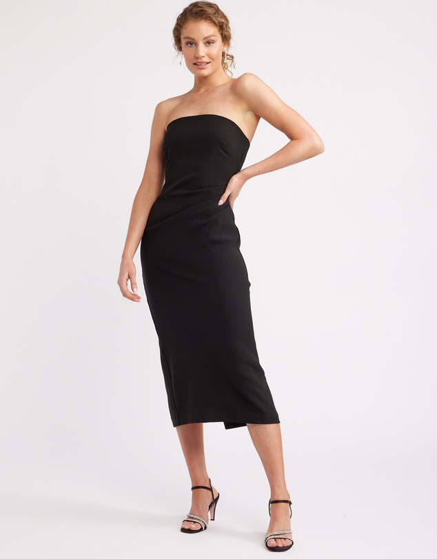 Review - Barcelona Strapless Midi Dress