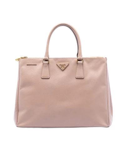 Pre-Loved by Azura Reborn - Pre-Loved Large Saffiano Lux Galleria Double Zip Satchel