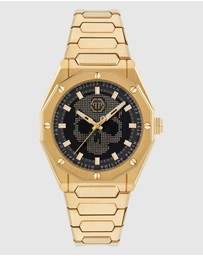 Philipp Plein - PLEIN DELUXE 44mm Gold-Tone Analogue Watch