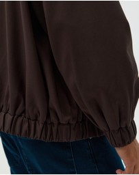 AERE - Boyd Collar Bomber Jacket