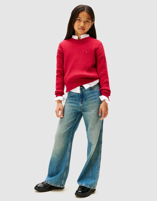 Tommy Hilfiger - Relaxed Cable Knit Jumper - Teens