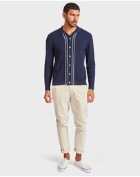 Academy Brand - Ross Stripe LS Polo