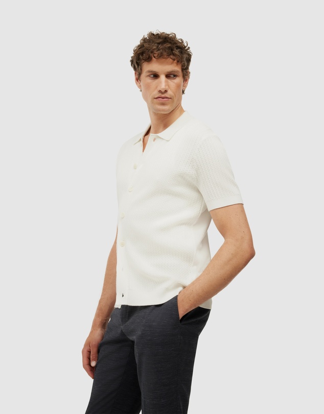 Politix - Textured Button-through Knit