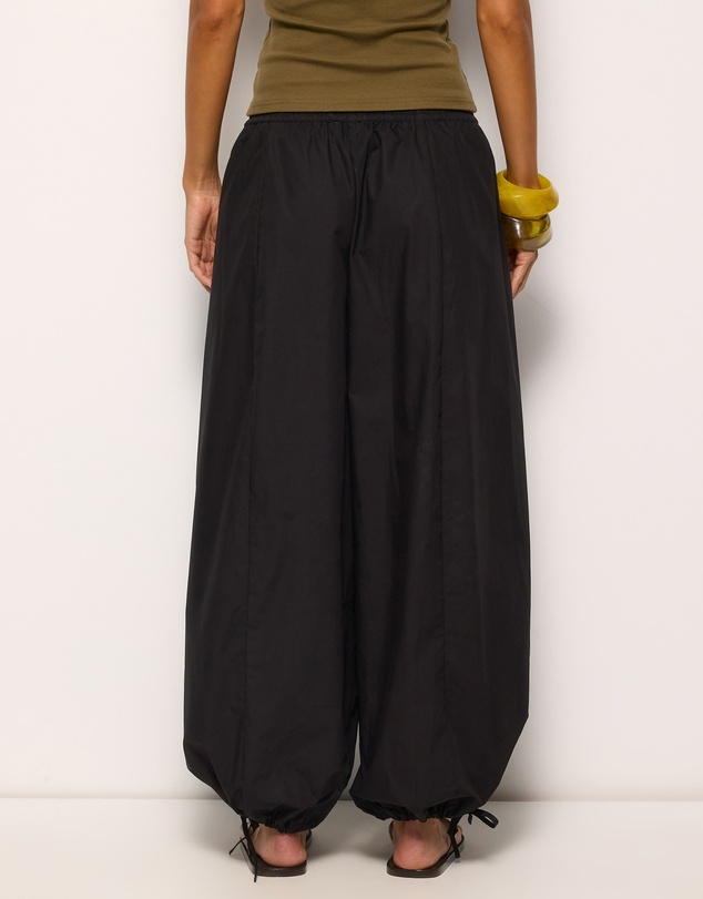 AERE - Ember Cotton Elasticated Barrel Leg Pants