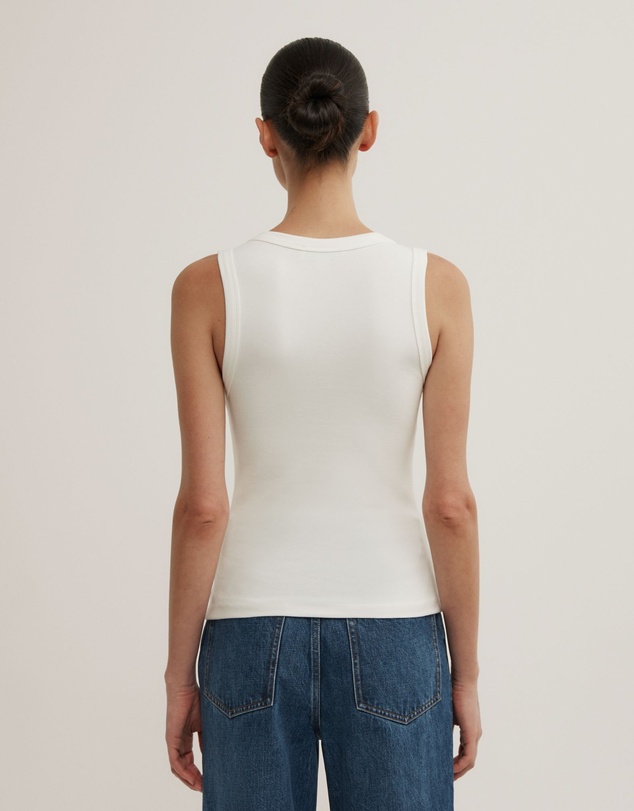 Witchery - Fine Rib V-neck Tank Top