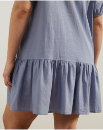 Atmos&Here Curvy - Lola Linen Blend Shirt Dress