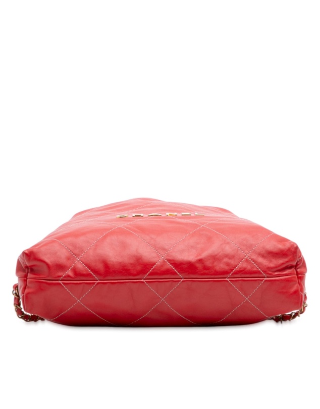 Pre-Loved by Azura Reborn - Pre-Loved Large Shiny Quilted Calfskin 22 Backpack