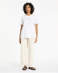 Status Anxiety - Feels Right T-Shirt With Logo