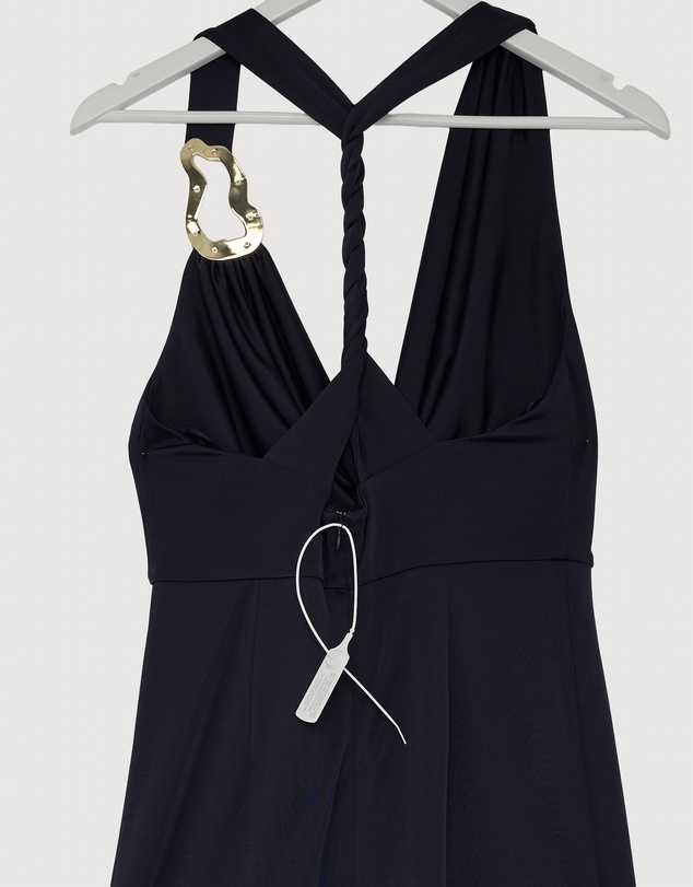 Revibe - Repaired Rebecca Vallance Ayesha Halter Maxi Dress - AU 12