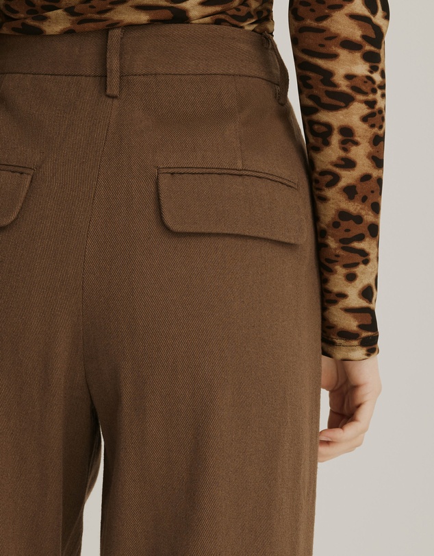 Atmos&Here - Charlie Twill Turn Hem Pants