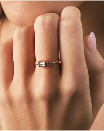 Von Treskow - Maeve Sky Blue Topaz Ring
