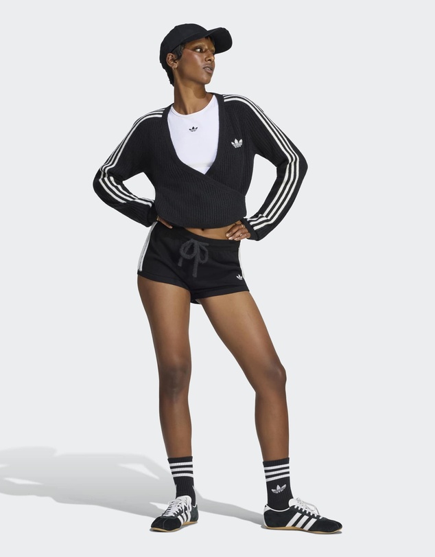 adidas Originals - ADIDAS ORIGINALS BY JENNIE KNITTED WRAP AROUND CARDIGAN Womens