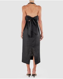 Amelius - Santa Cruz Linen Halterneck Dress