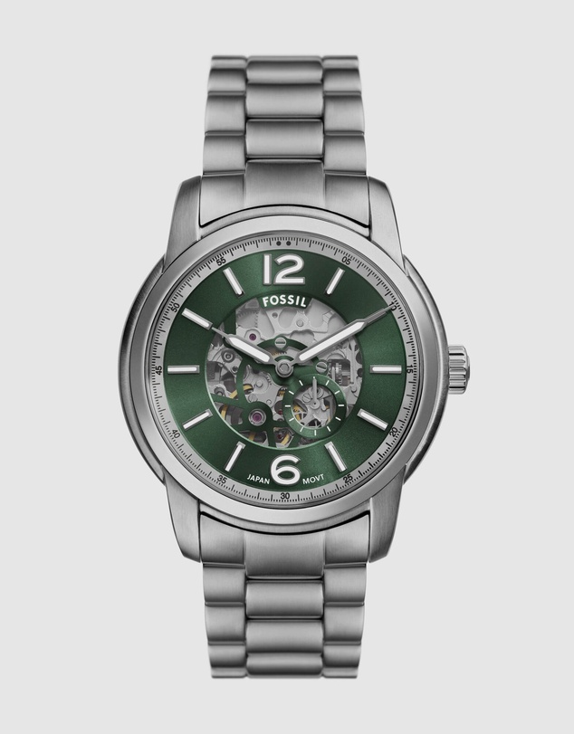 Fossil - Fossil Heritage Silver Tone Analogue Watch