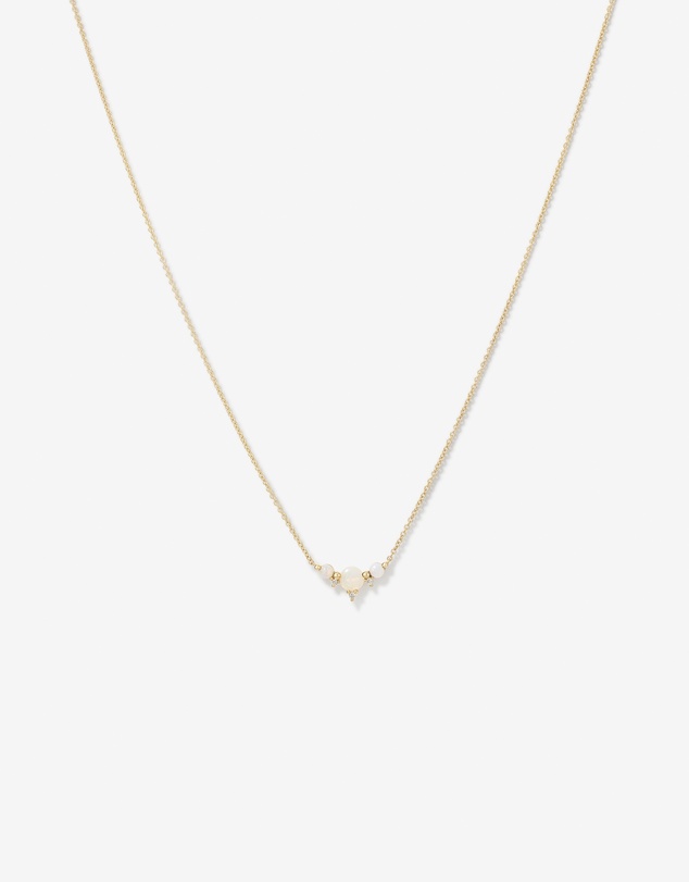Michael Hill - Necklace with Opal & Diamonds in 10kt Yellow Gold