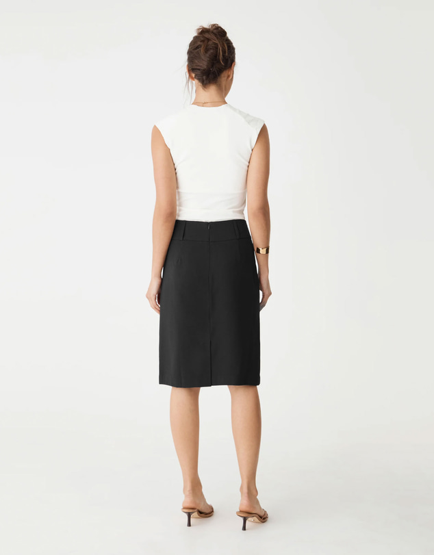 Forcast - Veronica Straight Crepe Skirt