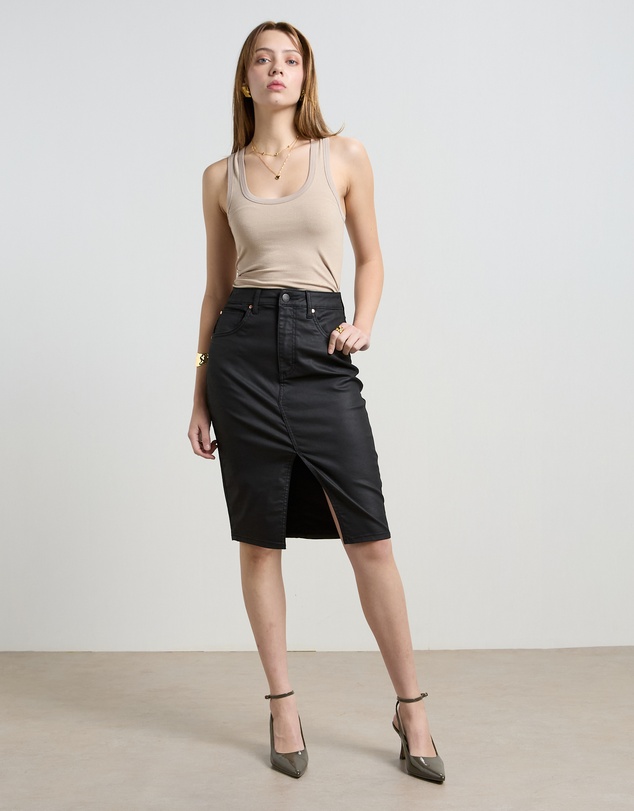 DRICOPER DENIM - Coated Revival Skirt