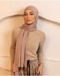 Mod Squad - Luxe Jersey Hijab- Fawn