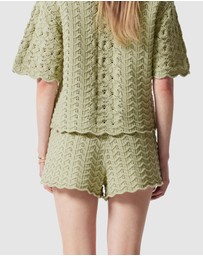 & Other Stories - Pointelle-Knit Shorts