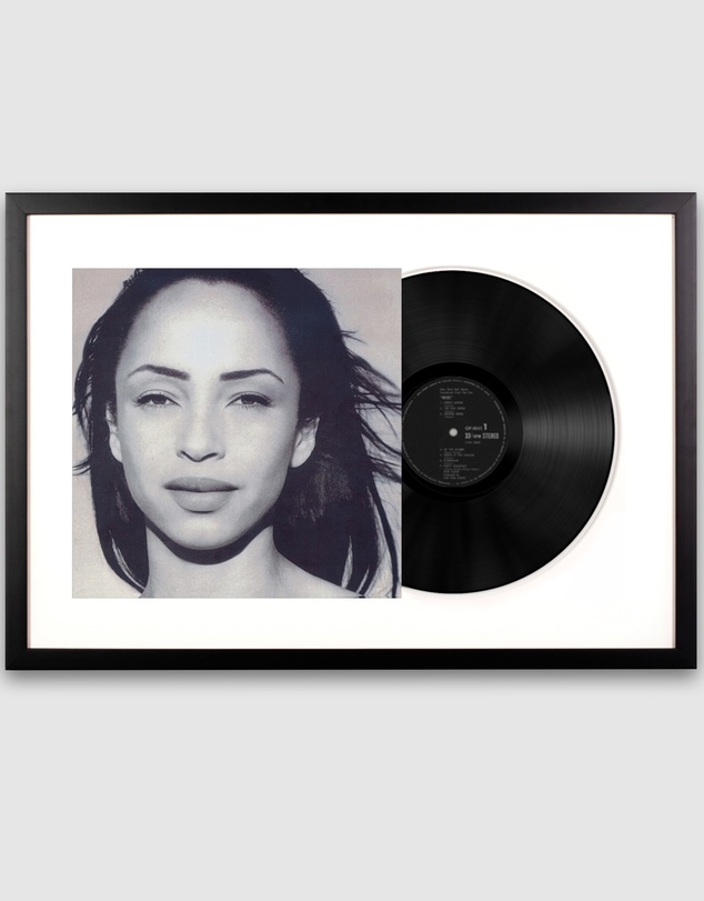 iWorld - Framed Sade the Best of Sade Vinyl Album Art