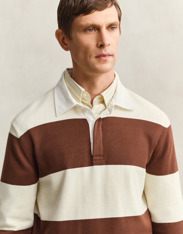 Gant - Barstriped Cotton Polo
