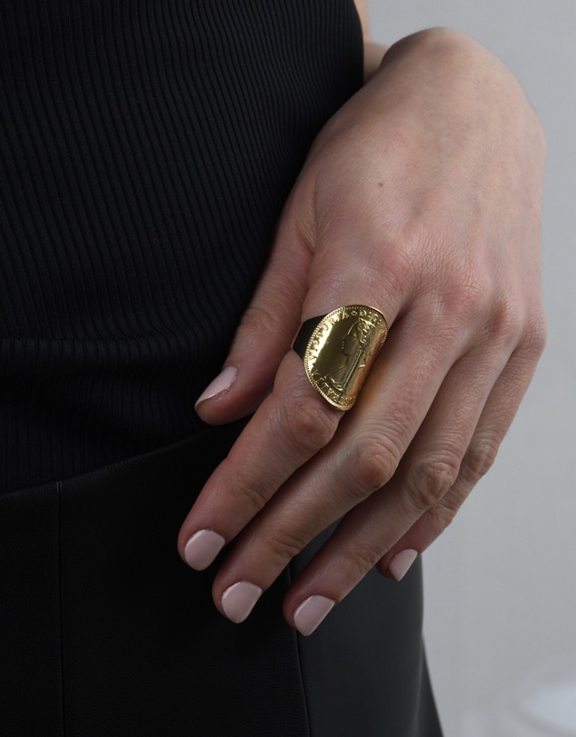 Von Treskow - Curved Coin Ring
