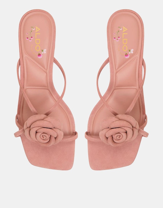 ALDO - Sofiane Kitten Flroal Heel Mules