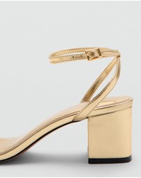 M.N.G - Block-heel Strappy Sandals