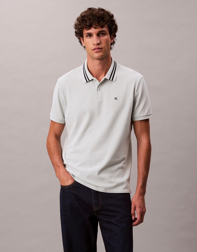 Calvin Klein Jeans - Casual Pique Classic Tipped Polo Shirt