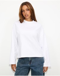 Dazie - Nostalgia Oversized Long Sleeve Tee