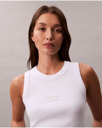 Calvin Klein Jeans - Monologo Rib Tank Top