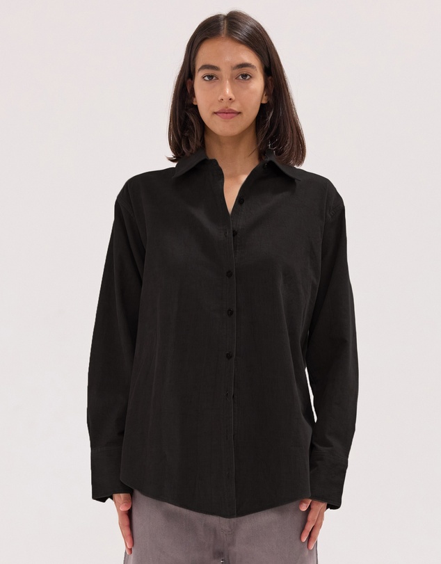 Cloth & Co. - The Corduroy Shirt Black