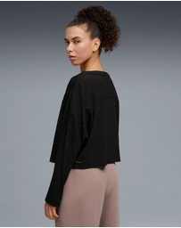 Puma - CLOUDSPUN Rib Slouch Boxy Tee - Women