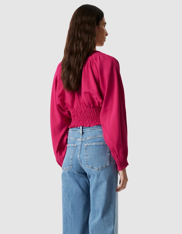 & Other Stories - Smocked Puff-Sleeve Blouse