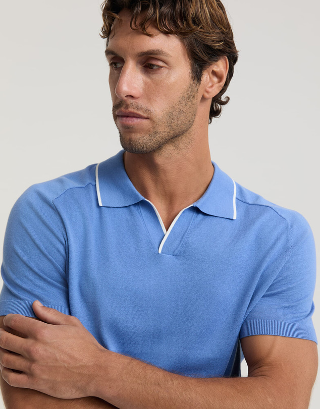 Sportscraft - Brookes Tipped Knit Polo