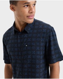Quiksilver - Mens Safe Paradise Short Sleeve Shirt