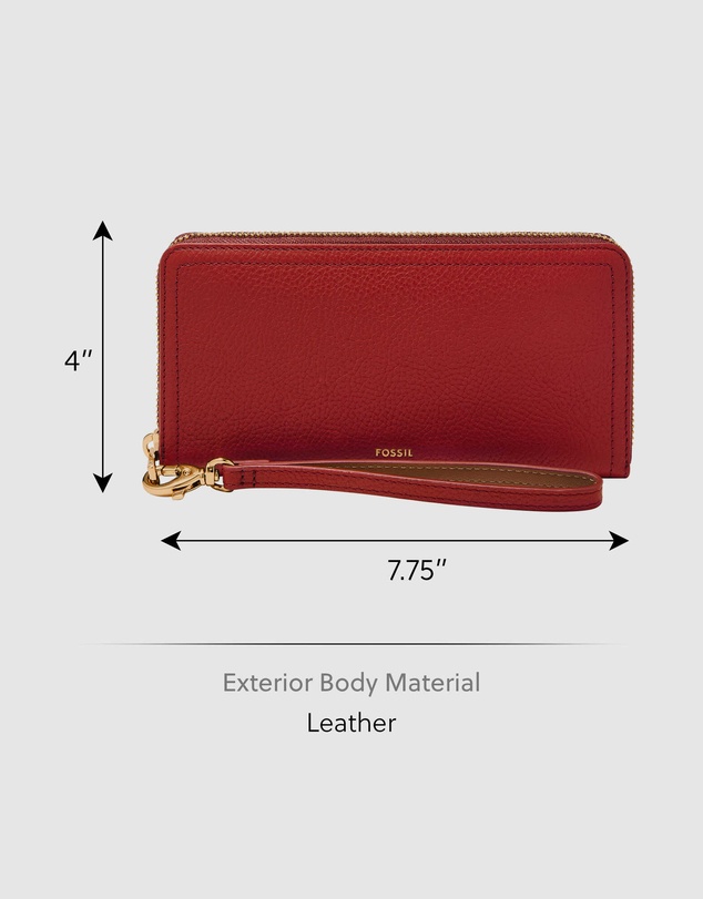 Fossil - Logan Red Clutch