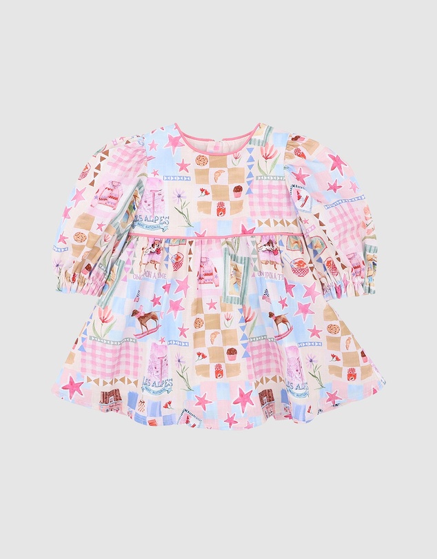 Fox & Finch - Winter Vacay Print Dress - Babies
