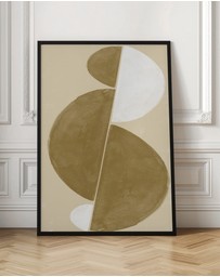 Olive et Oriel - Interaction Balance No.3 by The Miuus Studio Art Print