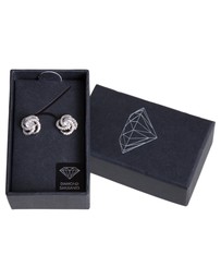 Lovisa - Crystal Knot Earrings