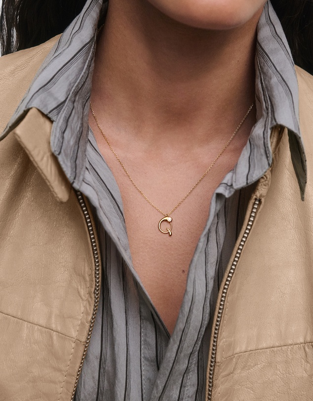 PDPAOLA - Initial 2026 Q Pendant Necklace