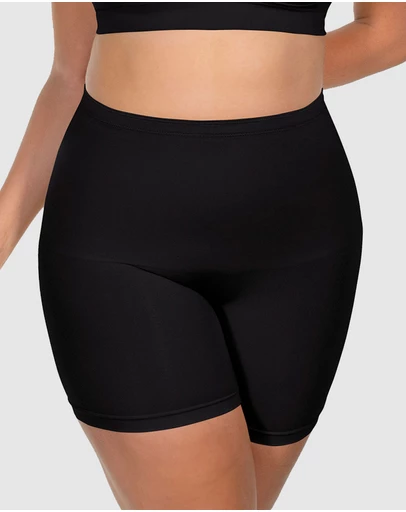 B Free Intimate Apparel - Targeted Tummy Control Stay-Up Shorts Silicone Band