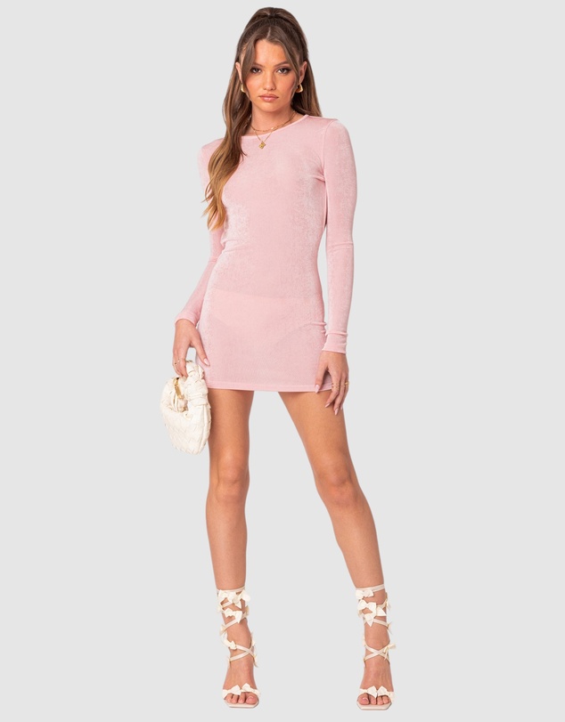 EDIKTED - Alaric Open Back Mini Dress