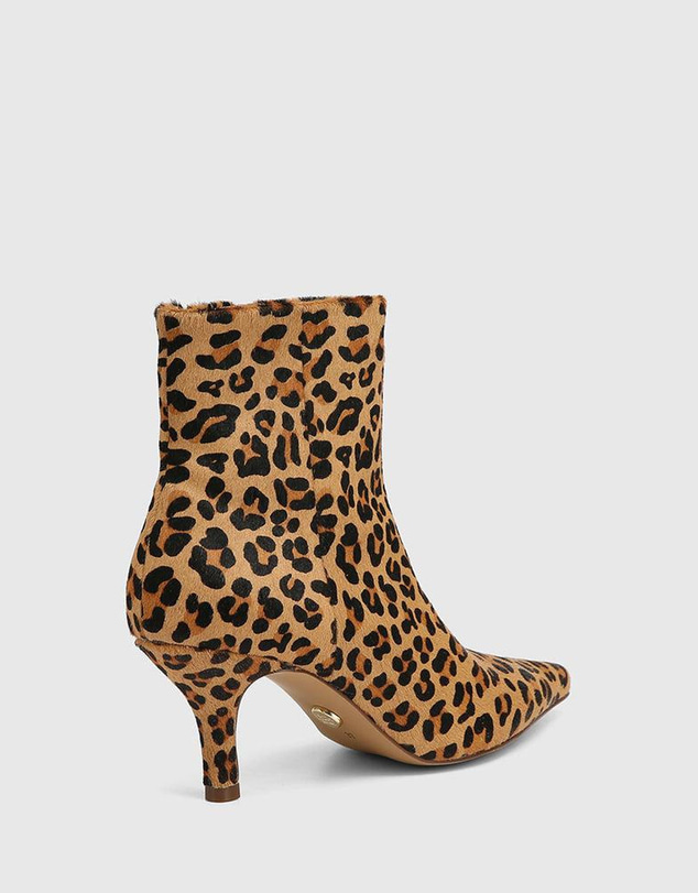 Wittner - Tadita Ankle Boot Sand Leopard Print Leather