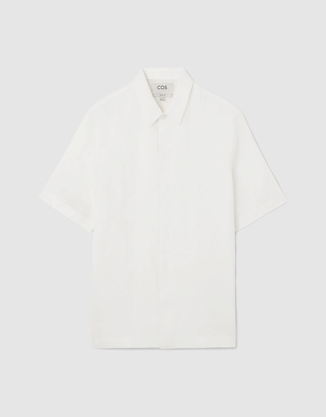 COS - Short-Sleeved Linen Shirt