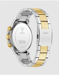 GUESS - Guess Men's 2-Tone 44mm Multi-function Watch